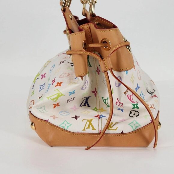 LOUIS VUITTON Monogram Multicolor Ursula Tote Bag White M40123 LV Auth PP815V - Picture 6 of 16